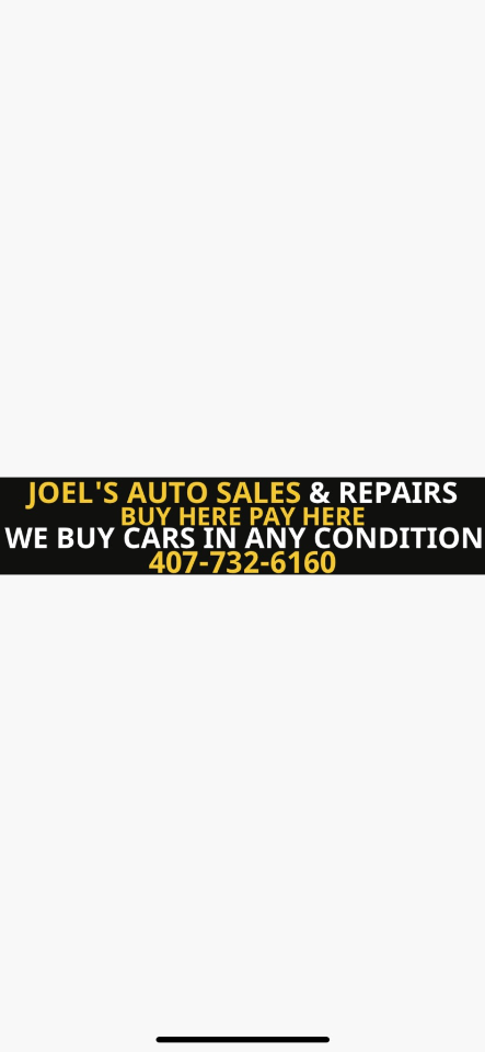 JOEL'S AUTO SALES & BUY HERE PAY HERE