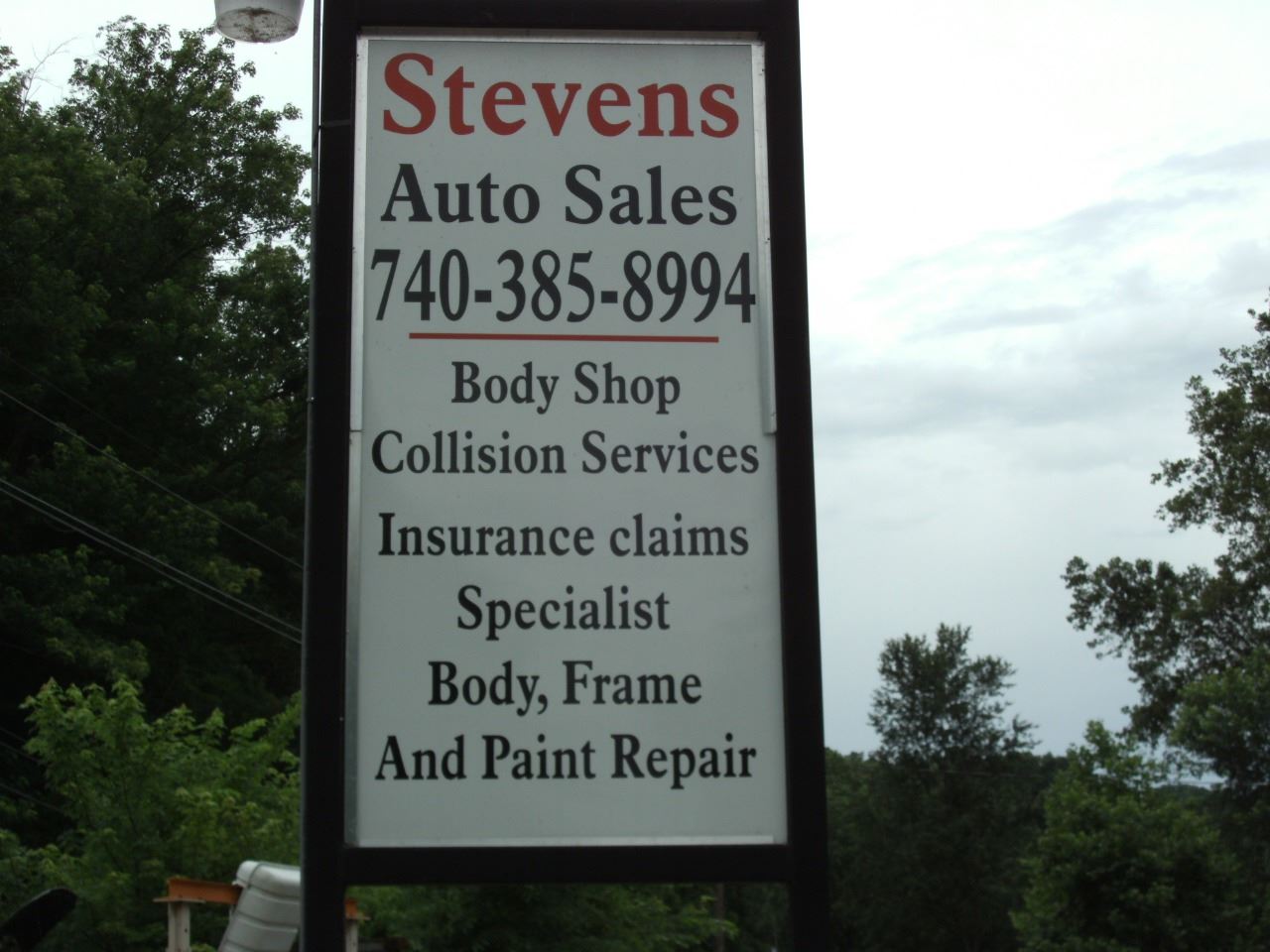 STEVENS AUTO SALES AND COLLISION SERVICE Car Dealer in Union Furnace, OH