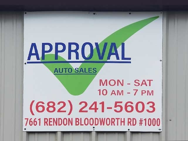 APPROVAL AUTO SALES