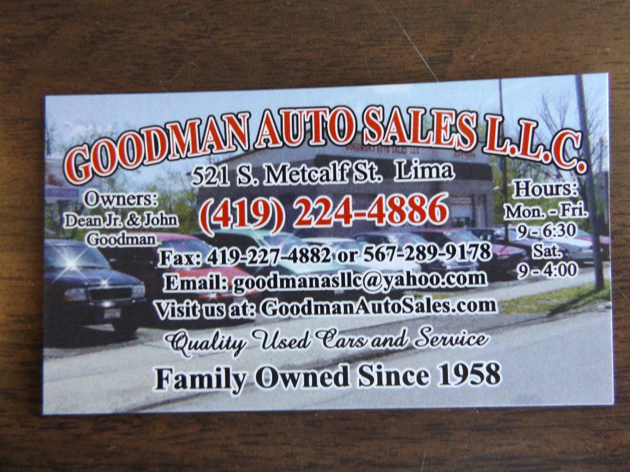 Goodman Auto Sales